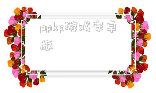 ppkp游戏安卓版的简单介绍