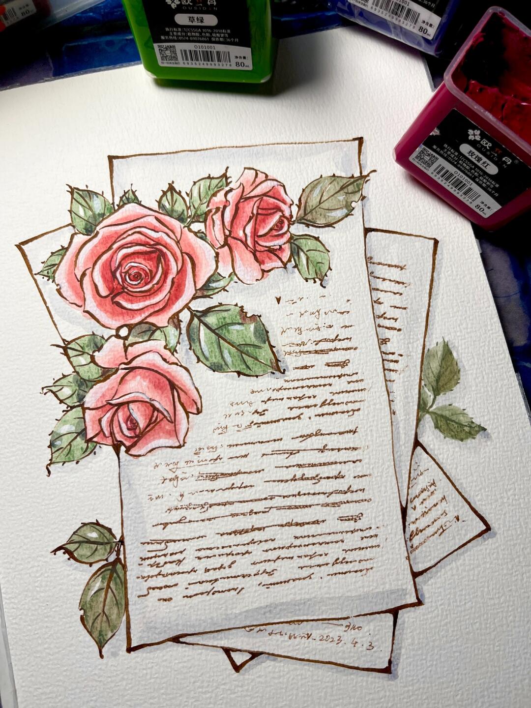 备忘录手绘玫瑰花安卓版(iphone备忘录安卓下载)